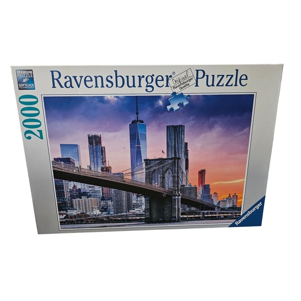 Ravensburger New York Skyline Brooklyn Bridge 2000 Piece Jigsaw‎ Puzzle